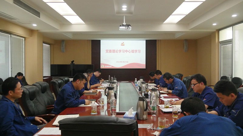 5月29日下午，城門山銅礦舉行黨委理論學(xué)習(xí)中心組專題學(xué)習(xí)會(huì)議（黃華堂）.jpg